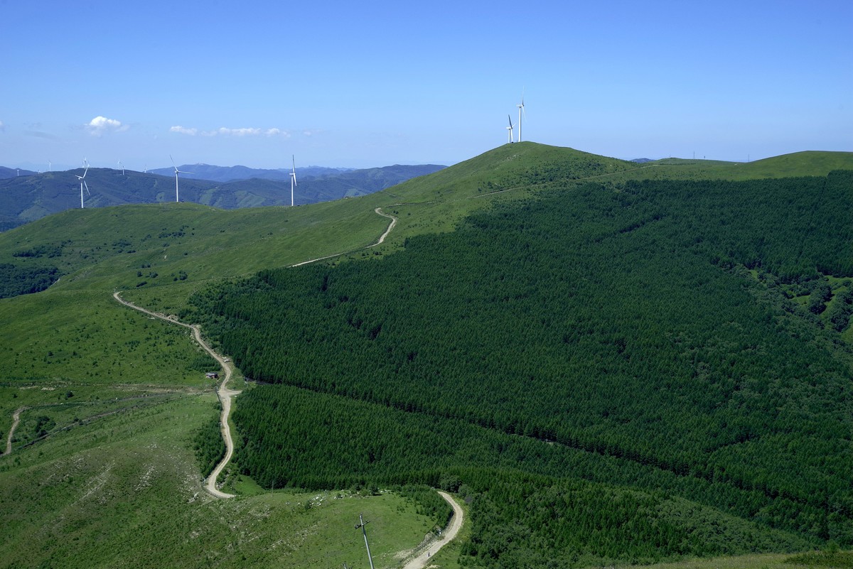 2023——河北省崇礼太舞小镇，到达山顶，这里的风景独好