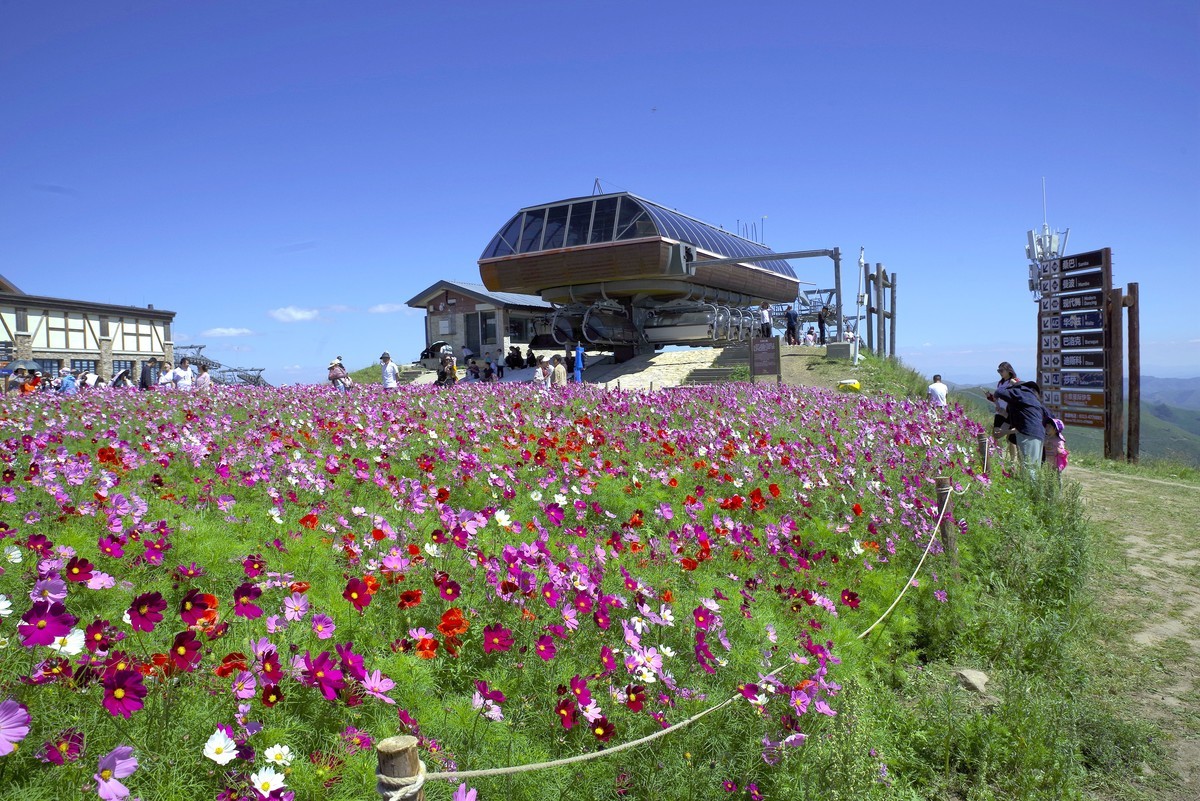 2023——河北省崇礼太舞小镇，到达山顶，这里的风景独好