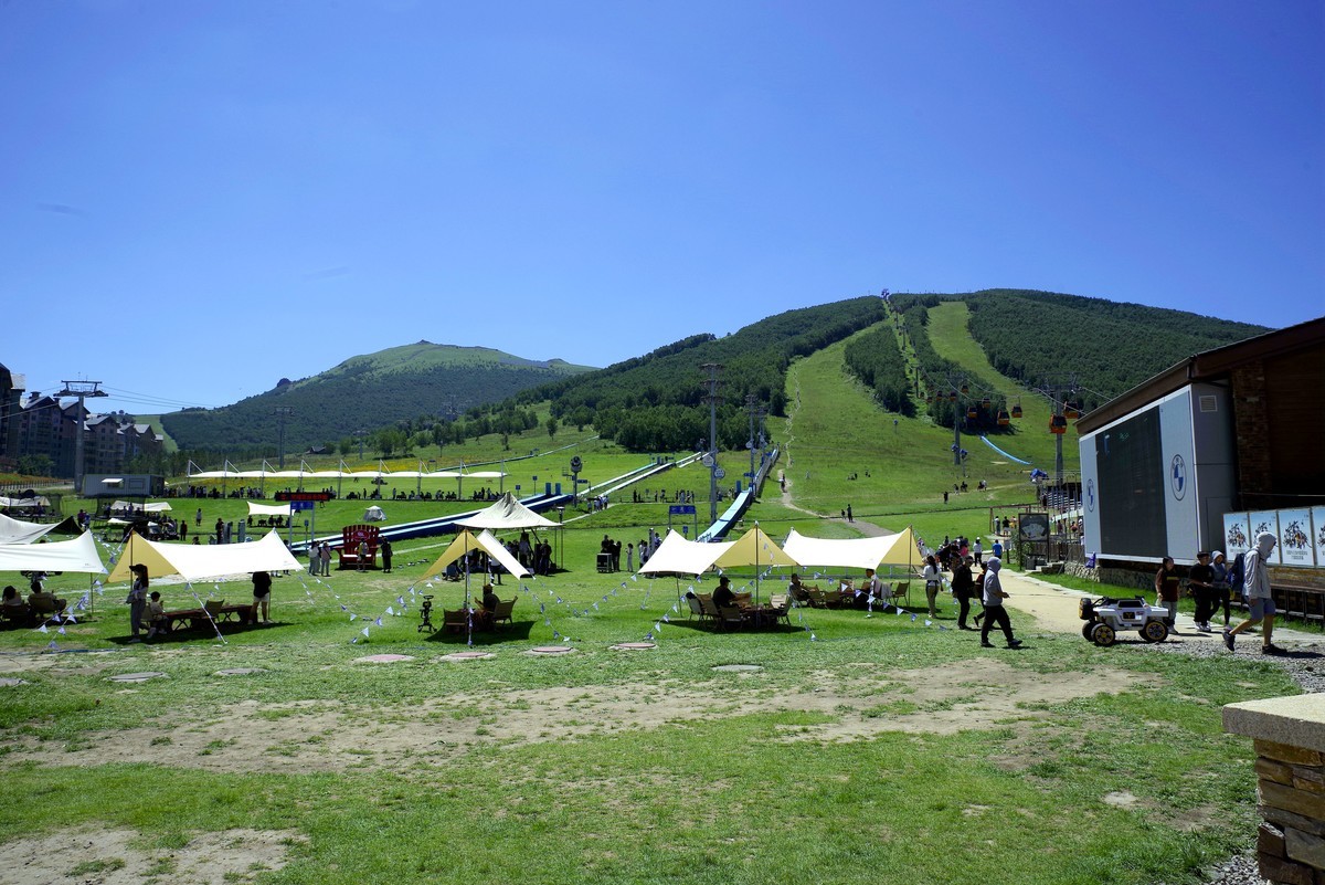 2023——河北省崇礼太舞小镇，到达山顶，这里的风景独好