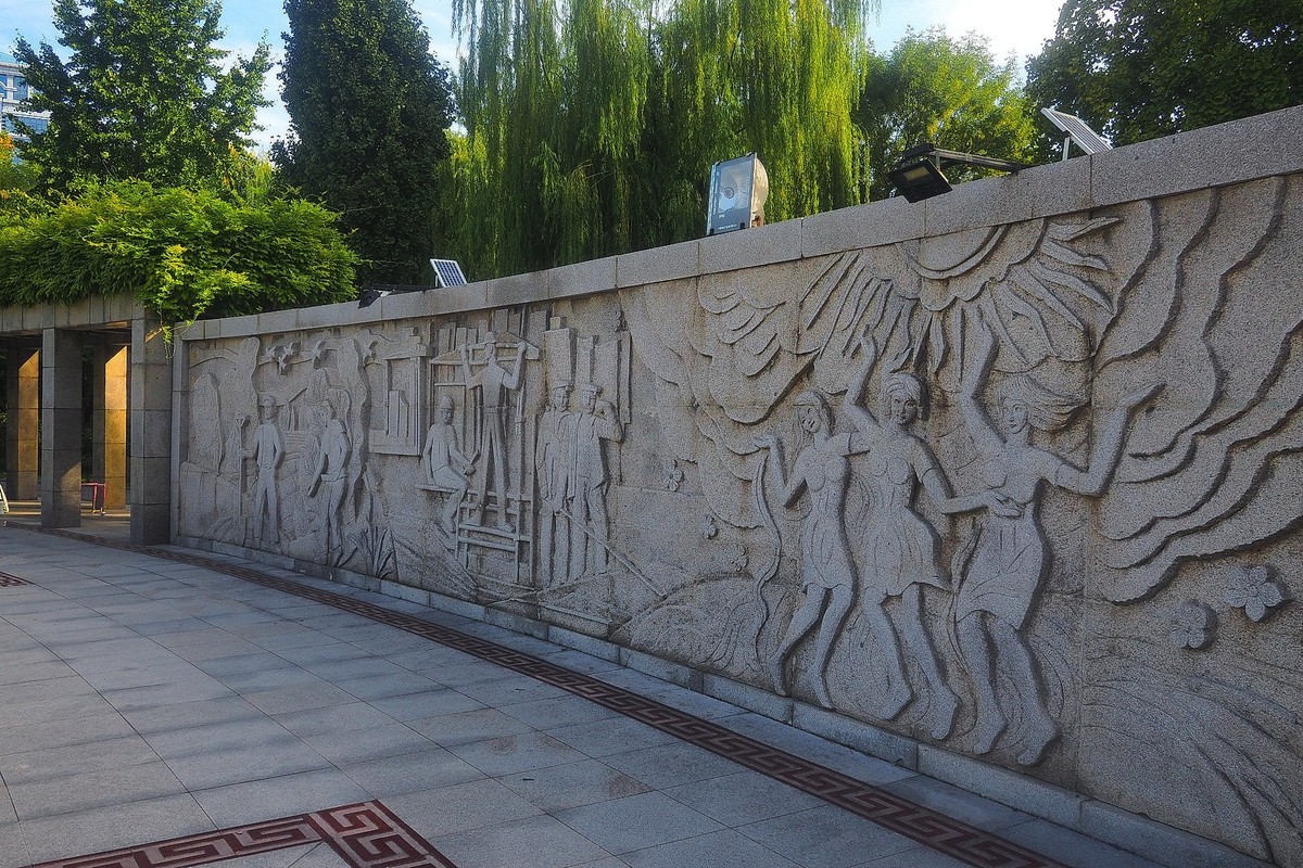 秋天里的西清公园