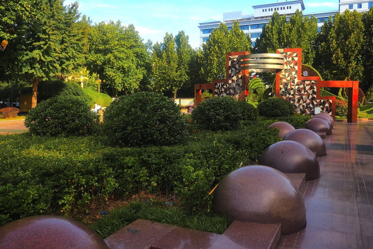 秋天里的西清公园