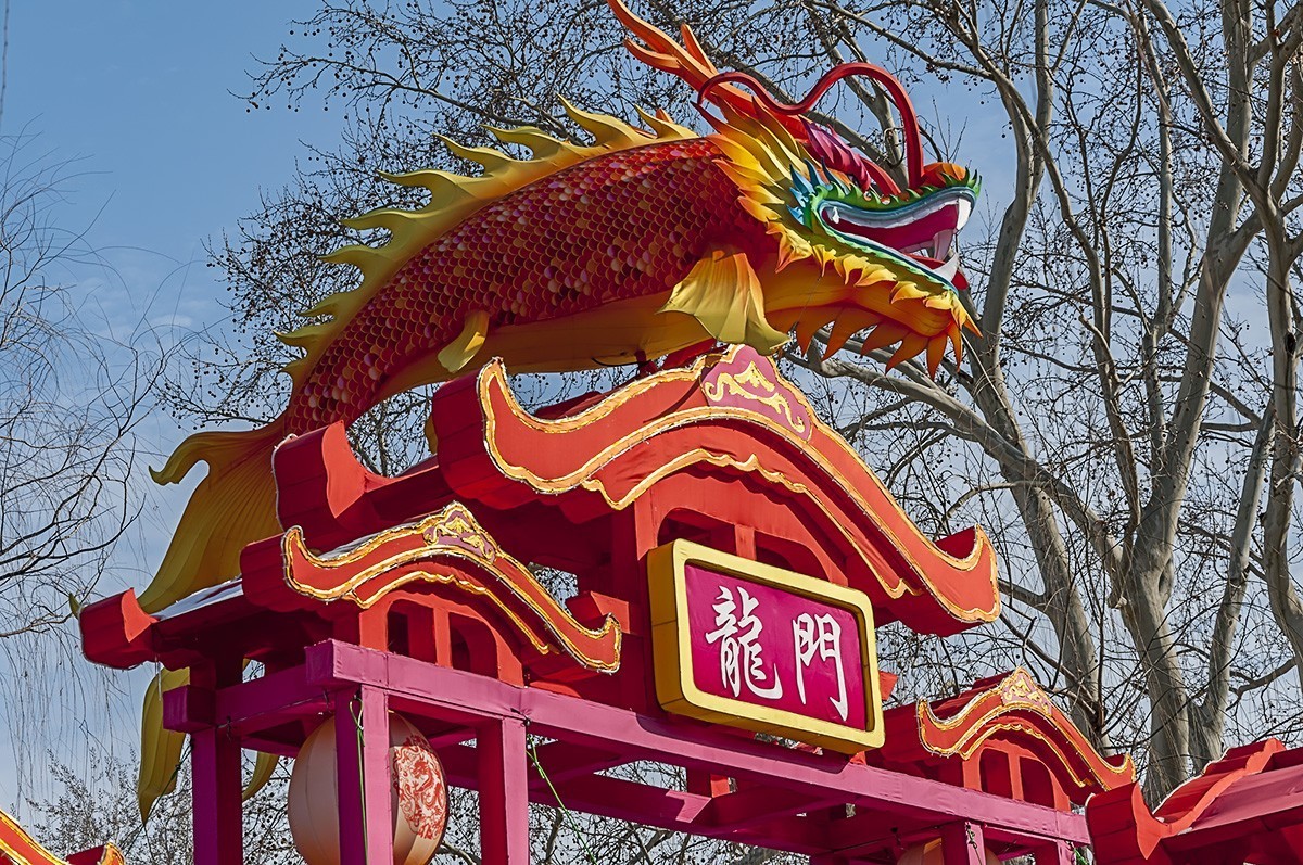鱼跃龙门
