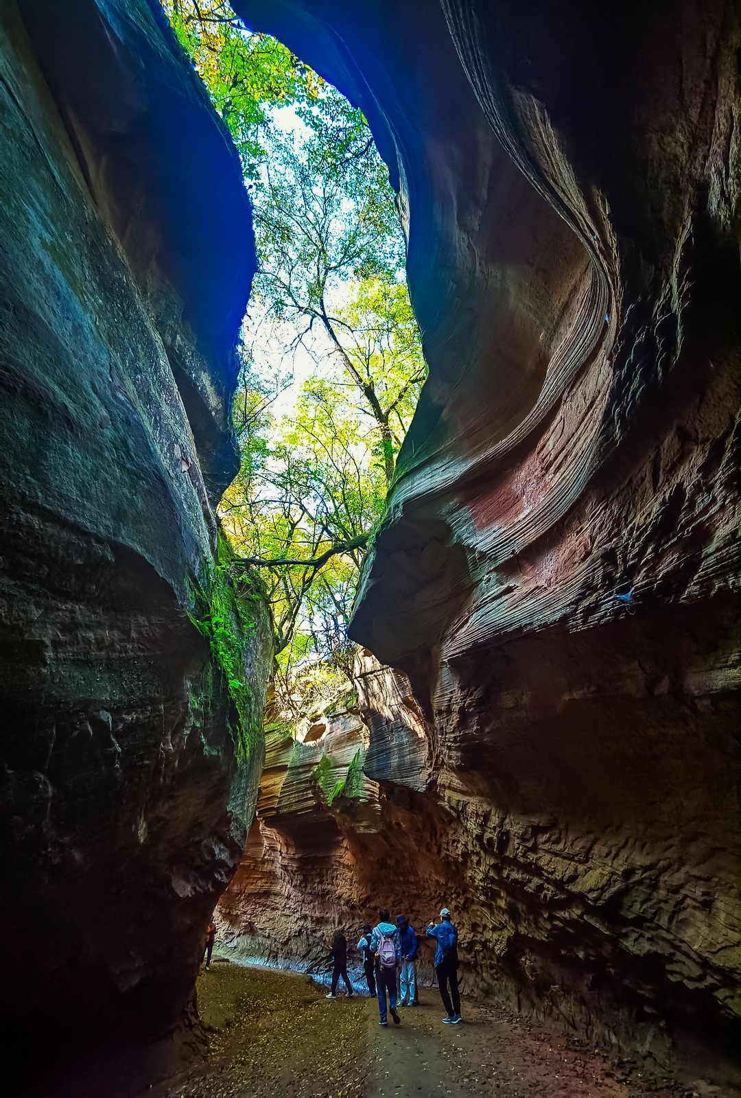 陝西甘泉雨岔大峽谷