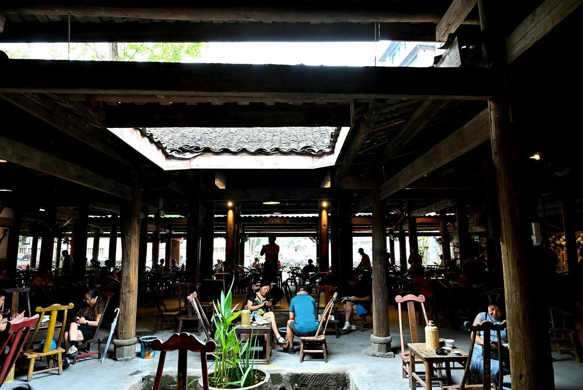 成都有座“金琴老茶馆”