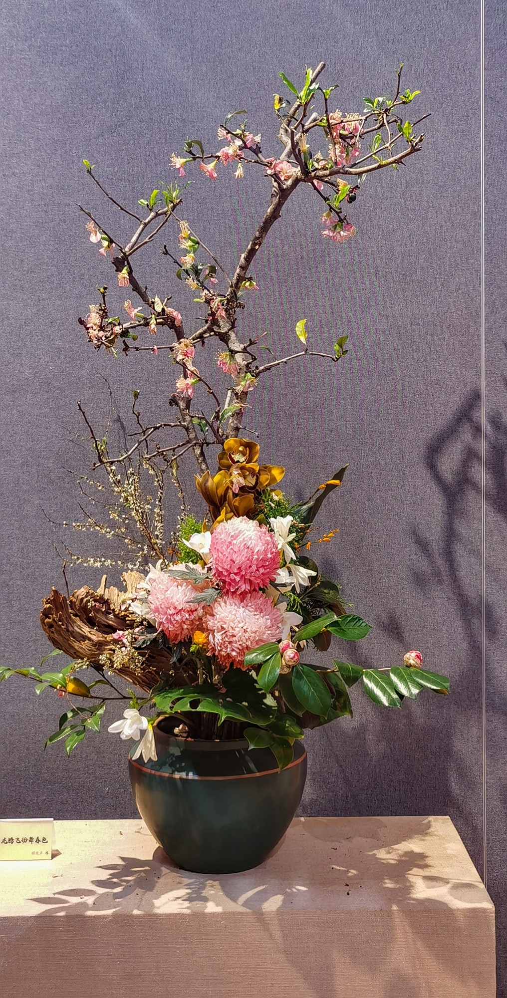 一  組  插  花  藝  術