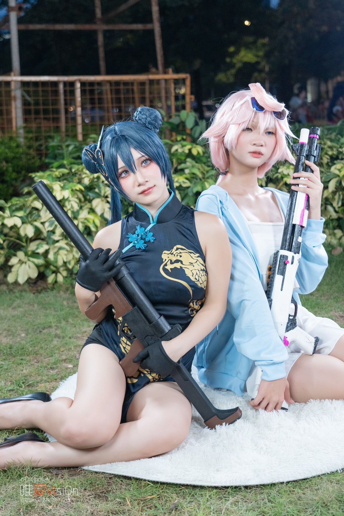 【龙纹旗袍+丸子头】-妃咲来击穿你的意志