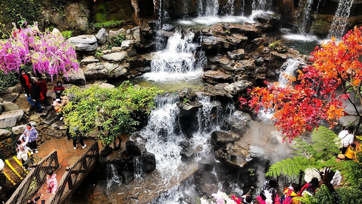 广东清远---古龙峡瀑布群---手机拍摄