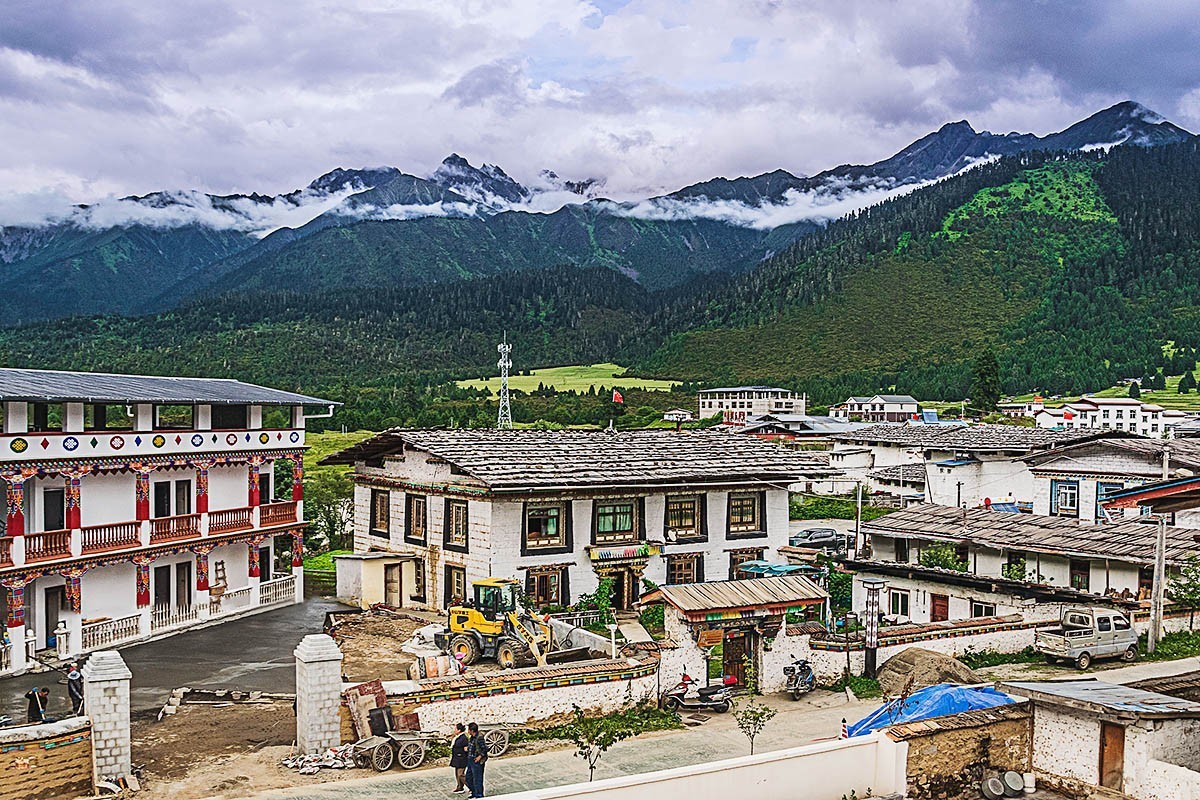 游拍——林芝鲁朗小镇风景-中关村在线摄影论坛