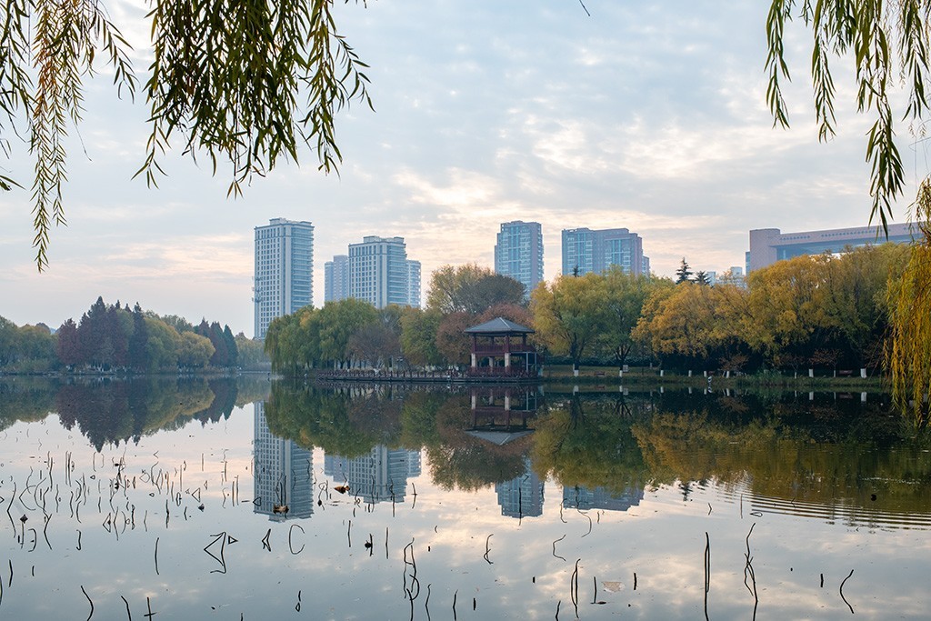 临沂五洲湖冬日美景