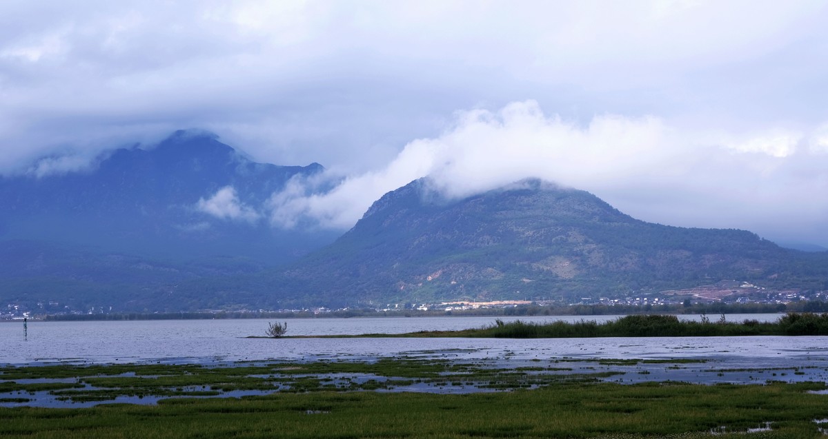 云南丽江拉市海湿地公园风景