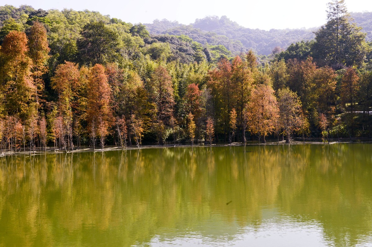 白云山冬日景色