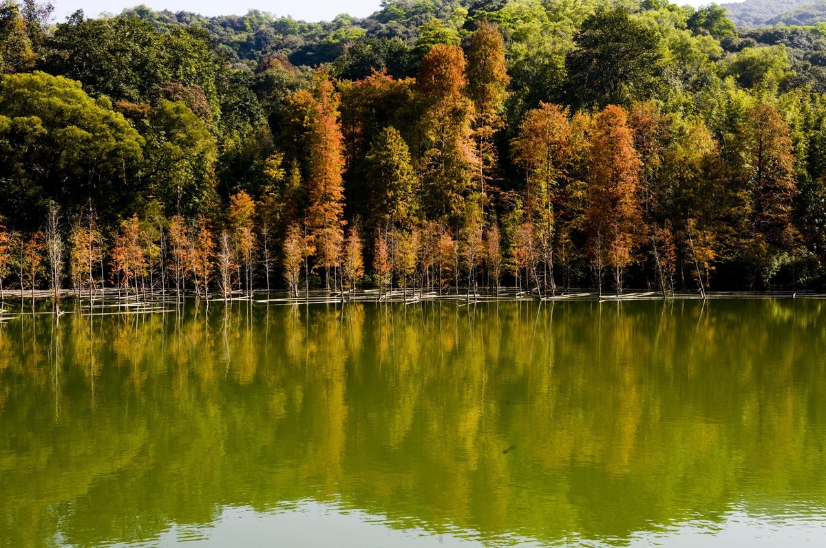 白云山冬日景色