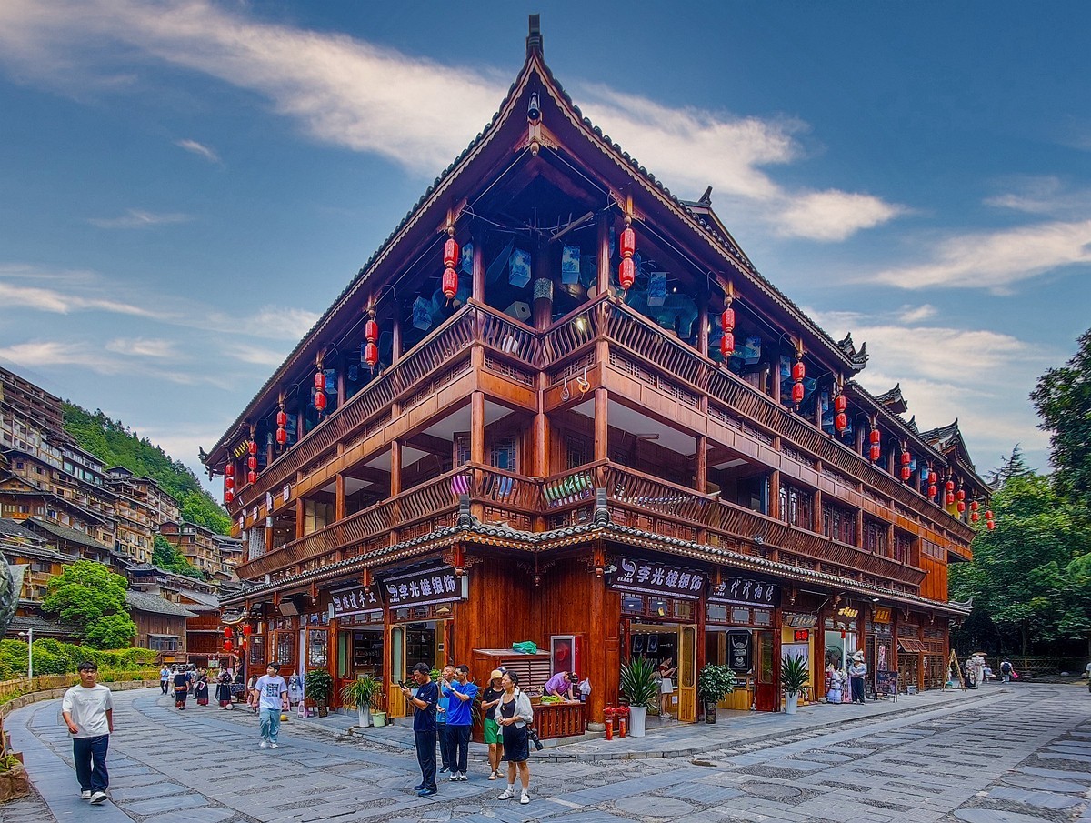 蜀滇黔渝鄂骑游随拍12——下司古镇和西江苗寨视角