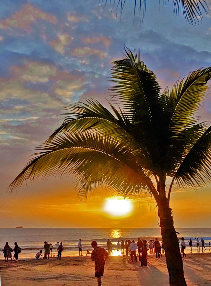 三亚椰梦长廊夕阳美231218(1)