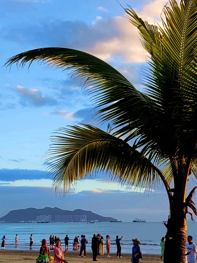 三亚椰梦长廊夕阳美231218(1)