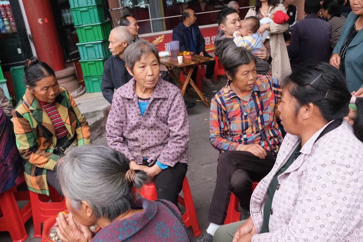 纪实人文 | 李庄老百姓的赶集真实写照