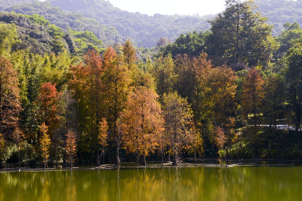 白云山冬日景色