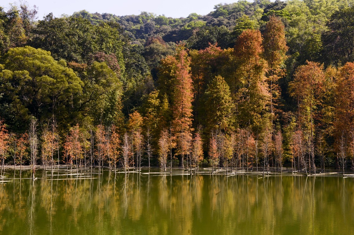 白云山冬日景色