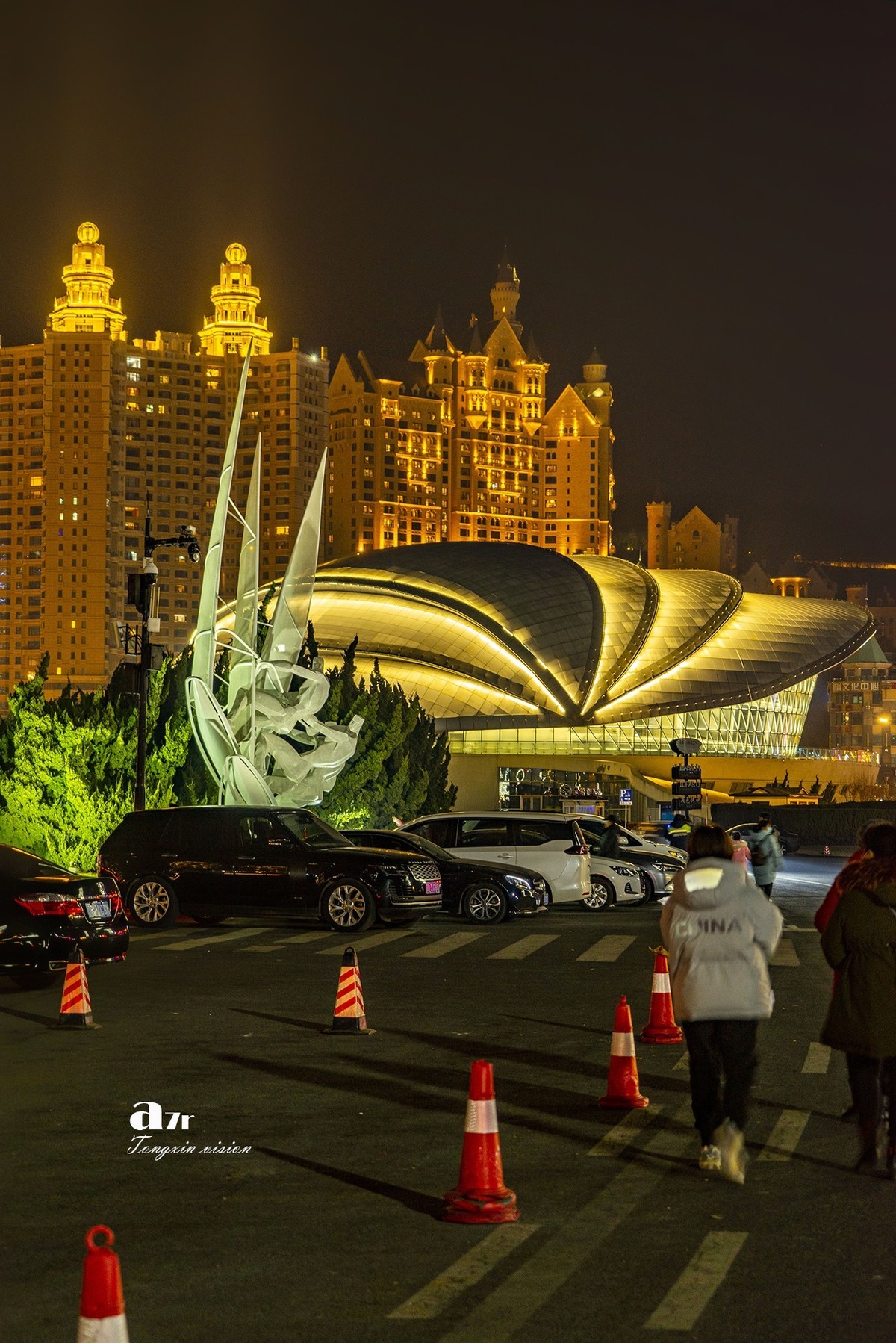 星海广场夜晚图片