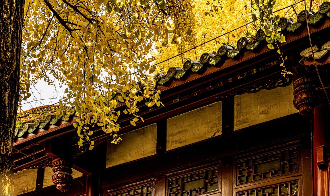 四川成都--崇州--罨画池秋色【4】