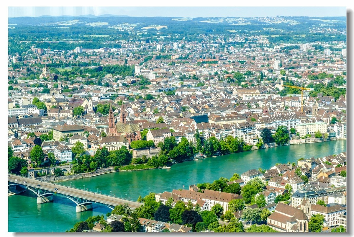 巴塞尔鸟瞰图