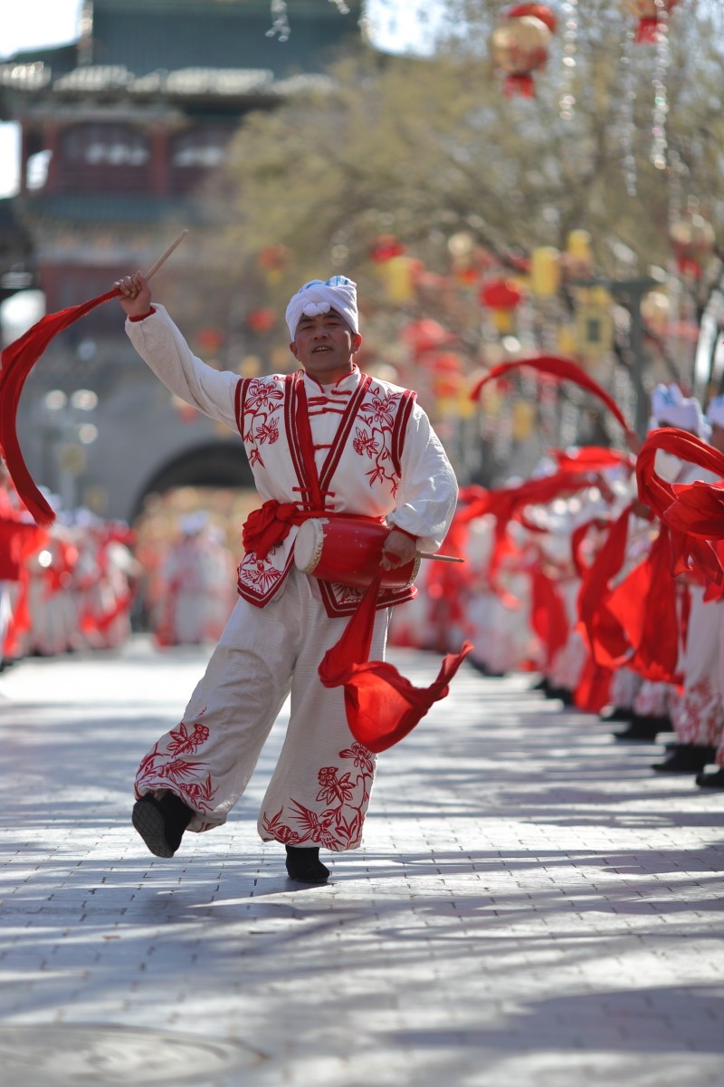 2025陕北榆林过大年全国秧歌展演-横山秧歌队风采