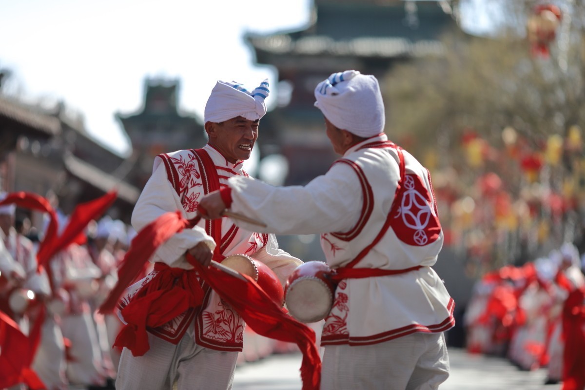 2025陕北榆林过大年全国秧歌展演-横山秧歌队风采