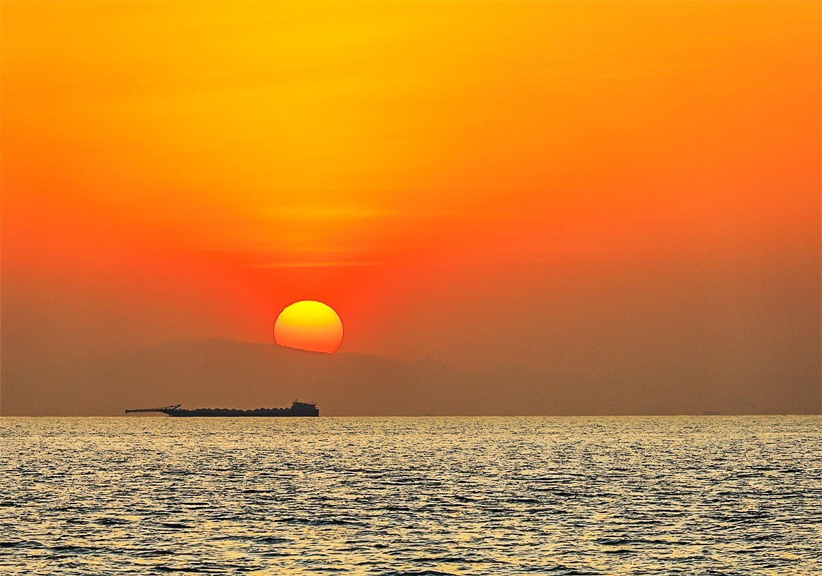 深中通道深圳观日落#下集：壮丽