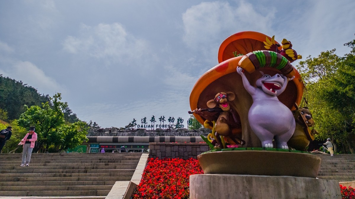 大 连 森 林 动 物 园 北 门