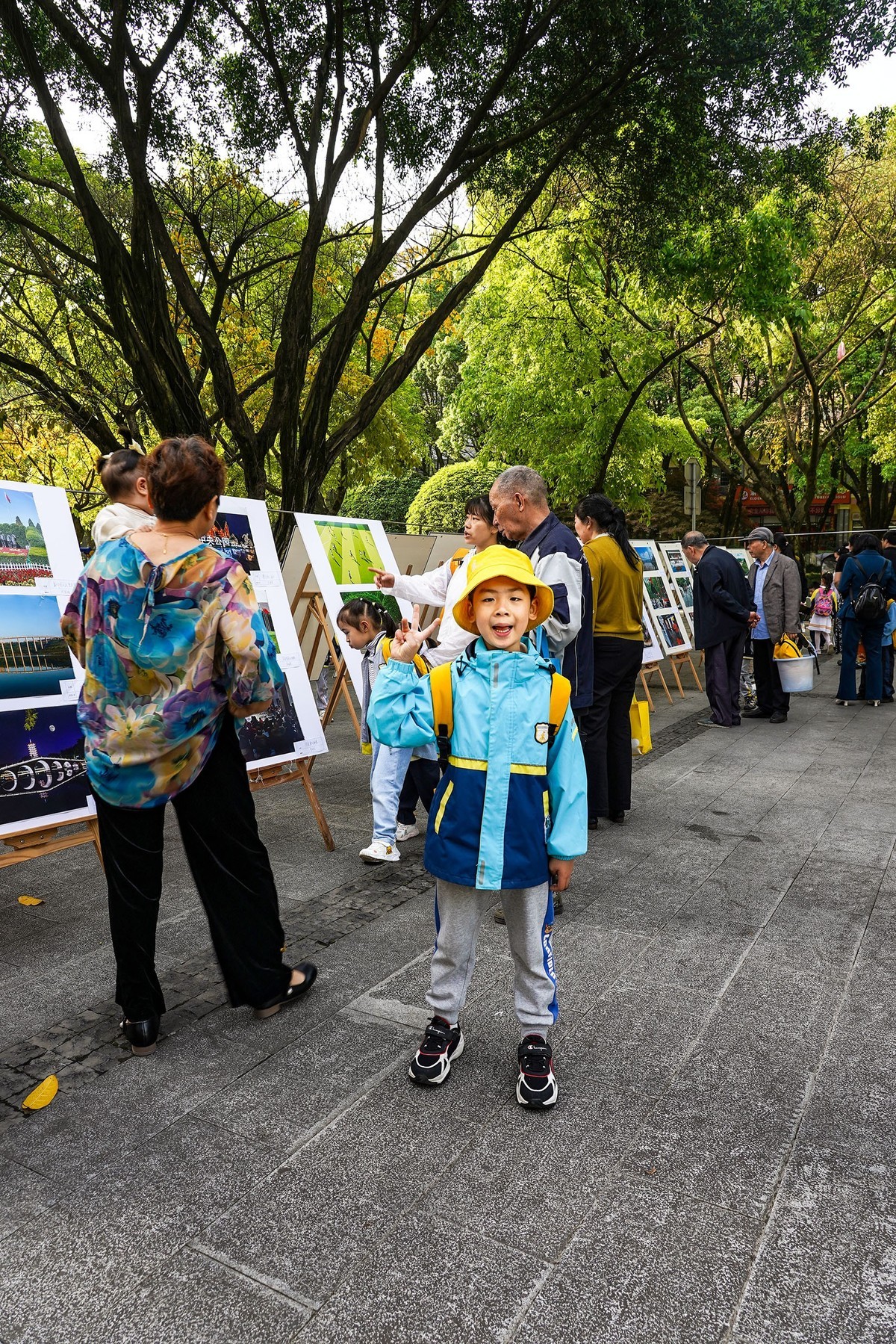 社区诗书画影展