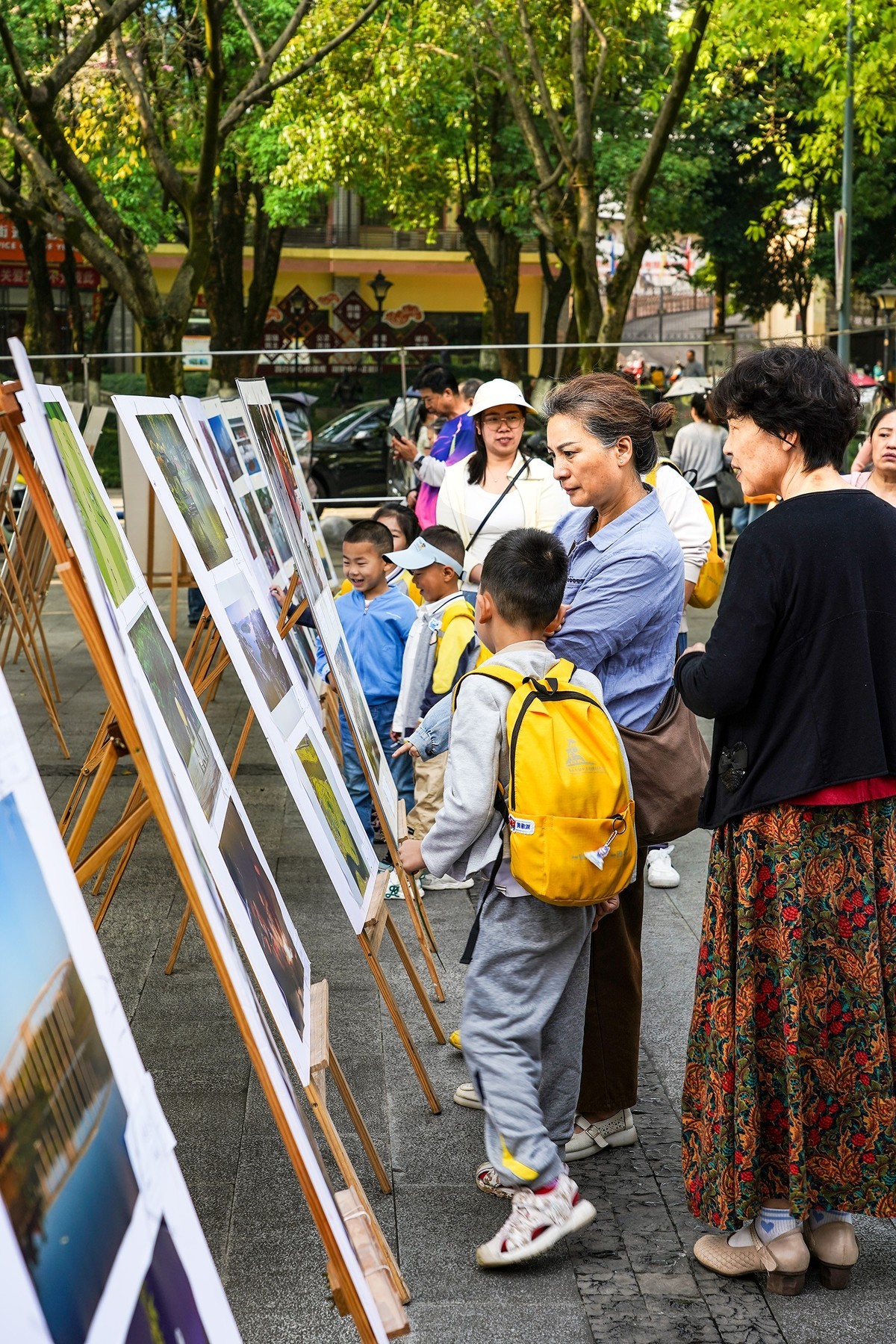 社区诗书画影展