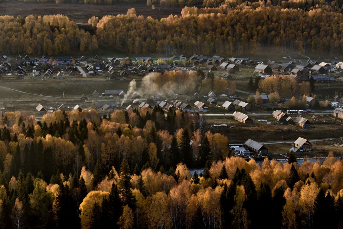 初秋北疆行——阳光洒在禾木村【3】