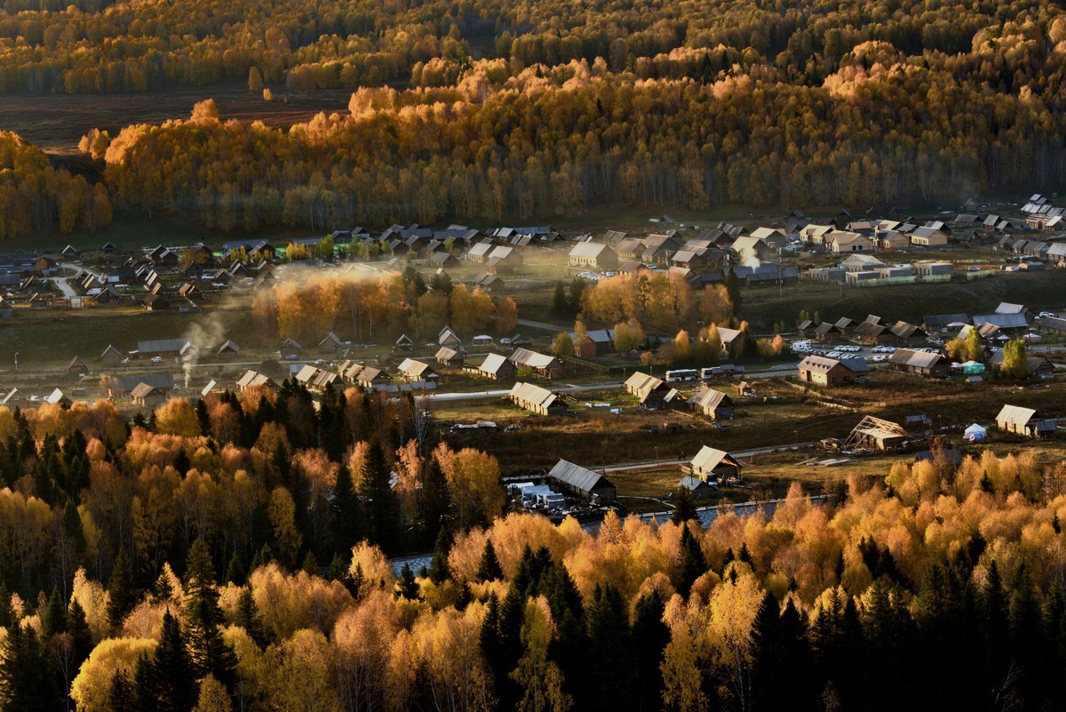 初秋北疆行——阳光洒在禾木村【3】