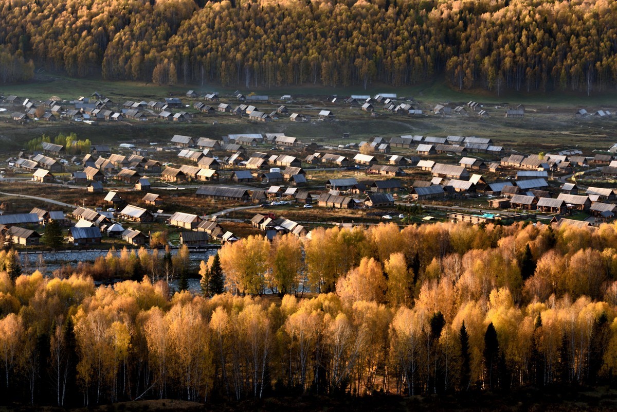 初秋北疆行——阳光洒在禾木村【3】