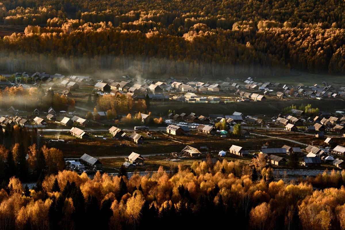 初秋北疆行——阳光洒在禾木村【3】