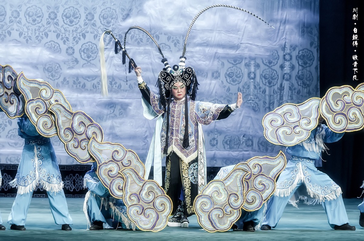 舞台摄影：传统川剧《白蛇传 》之《收青下凡》（1）