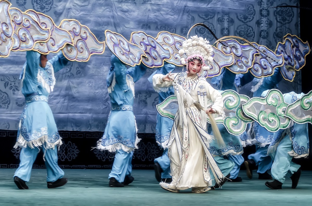 舞台摄影：传统川剧《白蛇传 》之《收青下凡》（1）