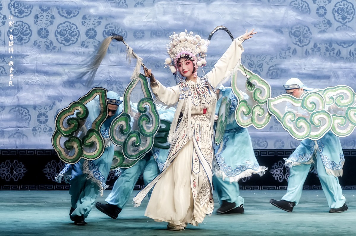 舞台摄影：传统川剧《白蛇传 》之《收青下凡》（1）