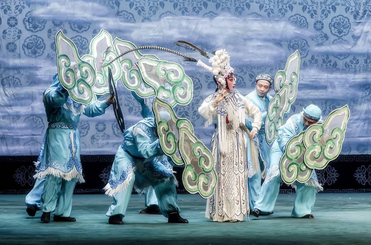 舞台摄影：传统川剧《白蛇传 》之《收青下凡》（1）