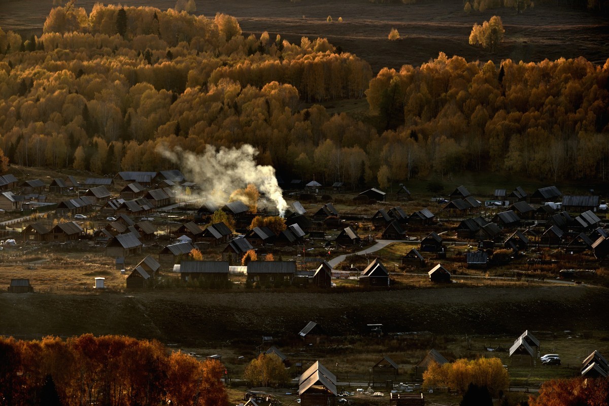 初秋北疆行——阳光洒在禾木村【3】