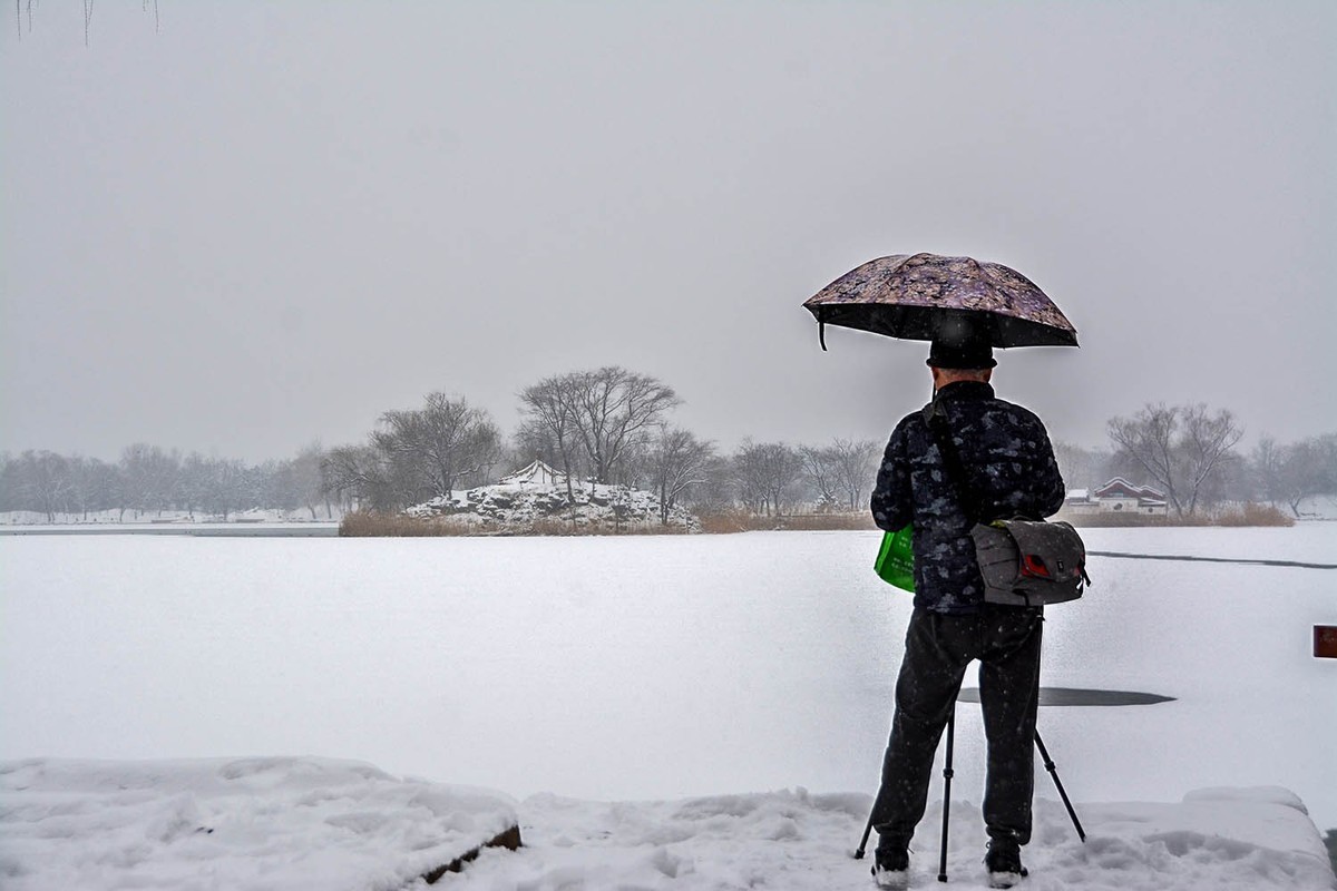 #一张照片一座城#一场雪，北京就变成了北平