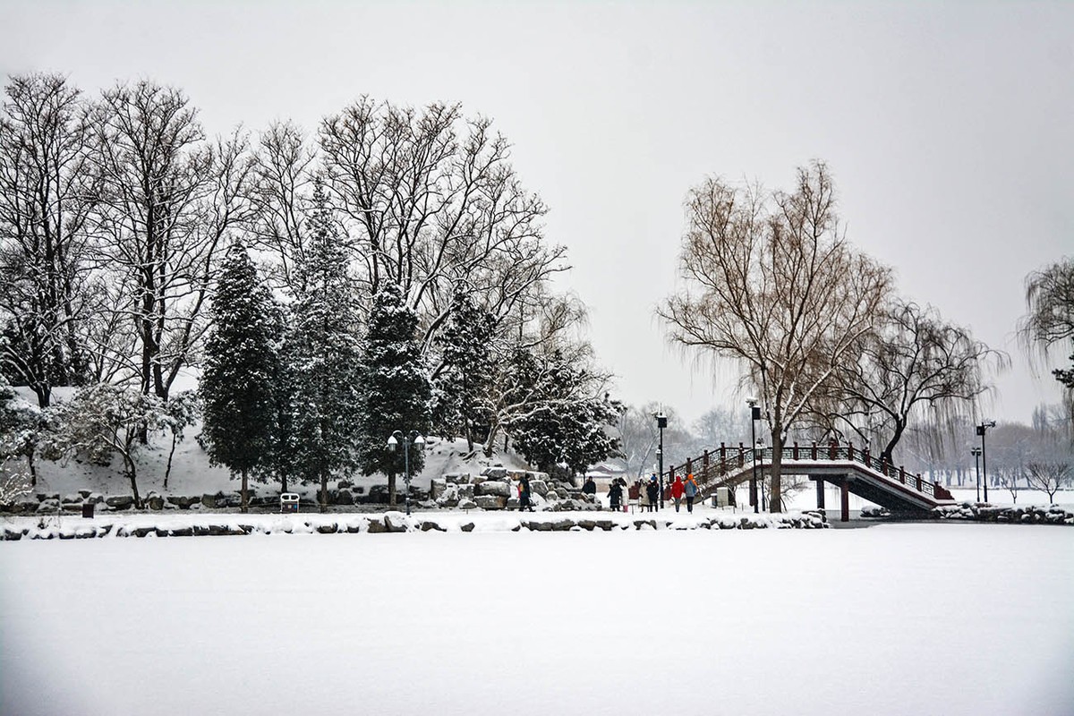 #一张照片一座城#一场雪，北京就变成了北平