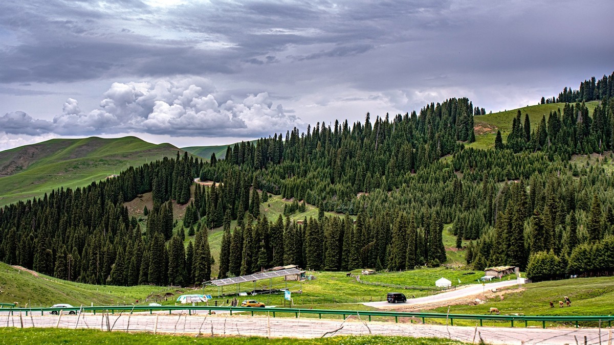 新疆行游--琼库什台返回特克斯县途中【3】