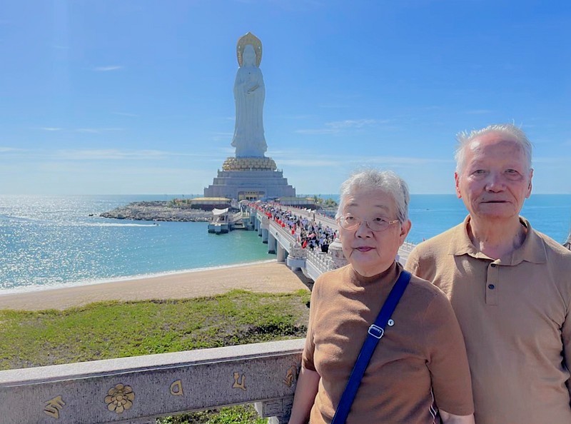 《不老松：纪实摄影》18我的妹妹（80岁）、妹夫（81岁）和姑爷自驾車海南环島游留影!