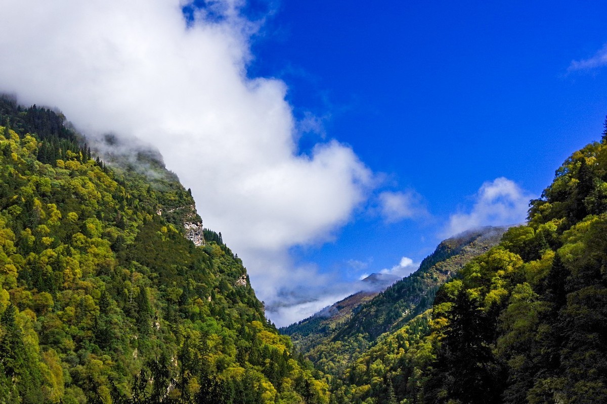 四川茂县松坪沟即景