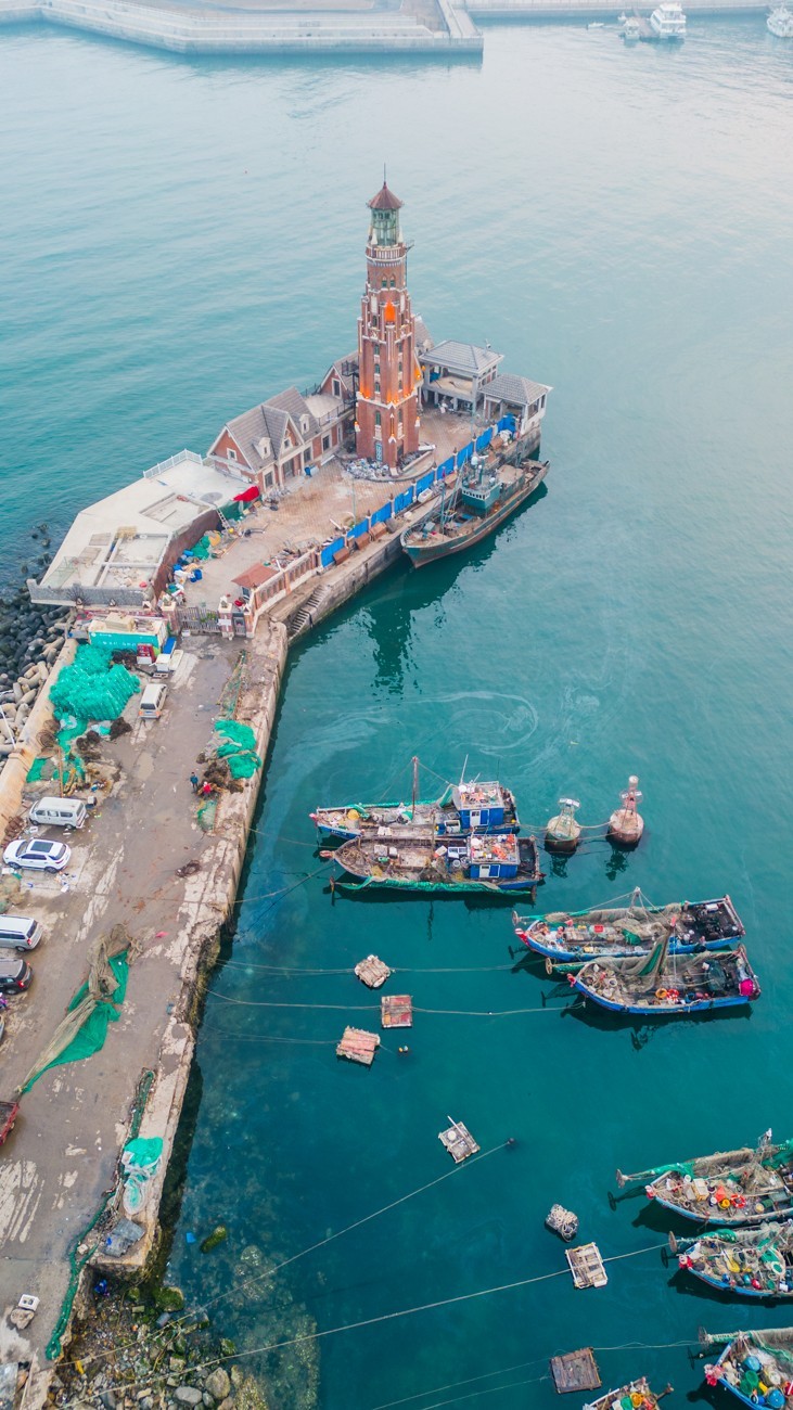 初春的渔人码头（竖拍）