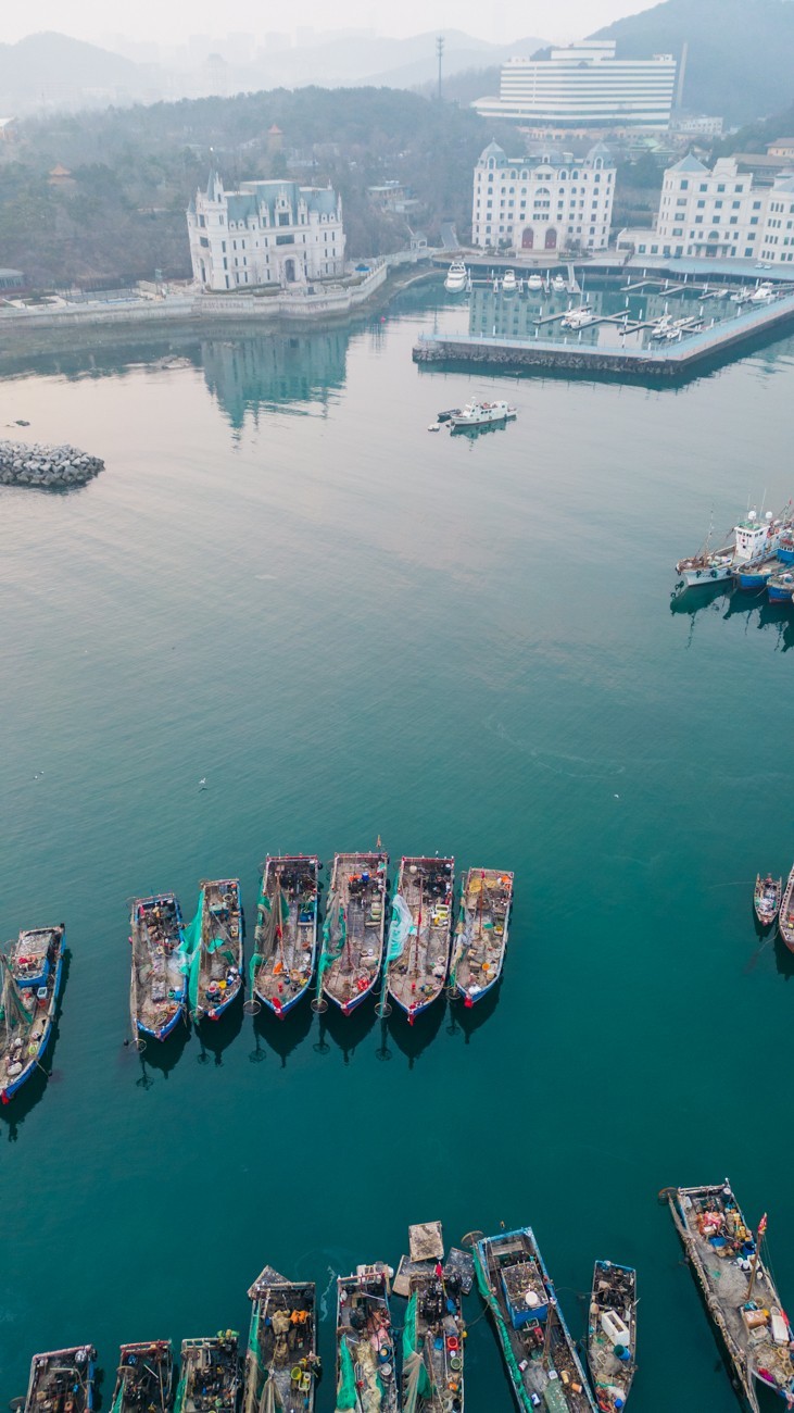 初春的渔人码头（竖拍）