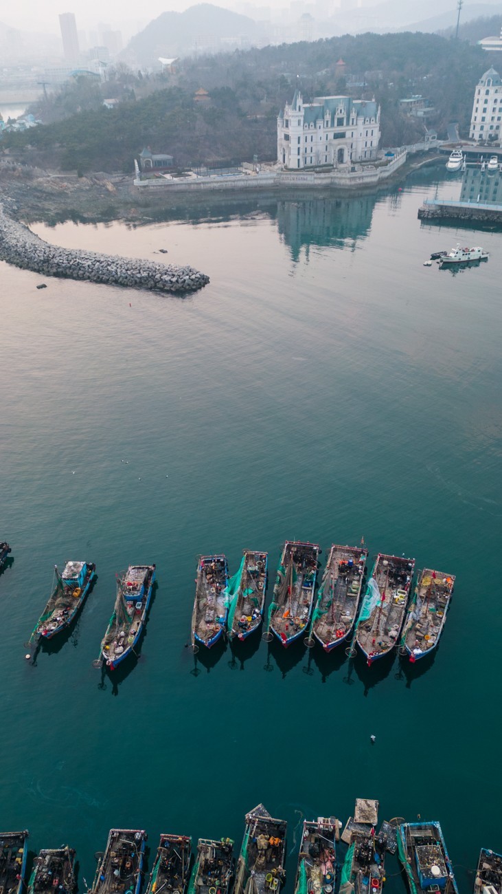 初春的渔人码头（竖拍）