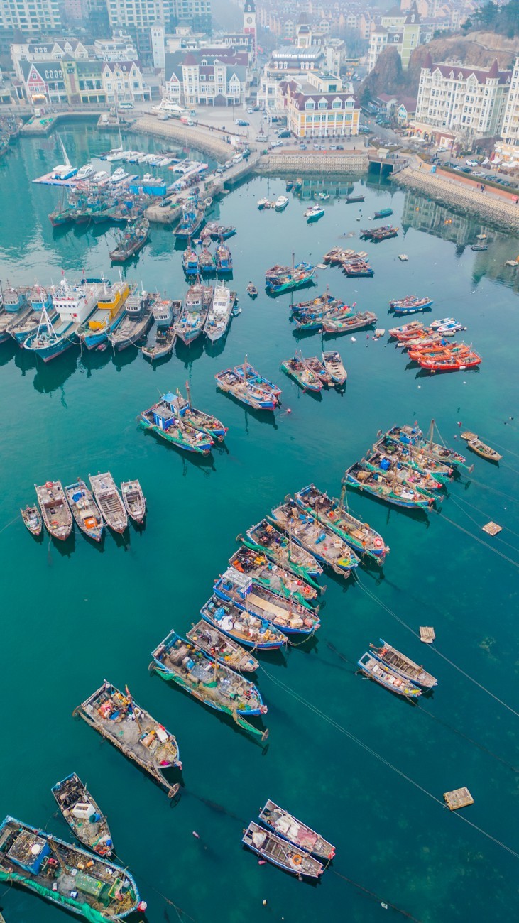 初春的渔人码头（竖拍）