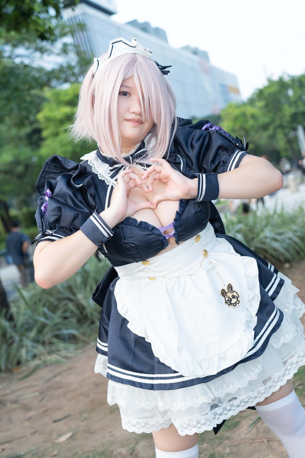 【玛修女仆装COS】-天空真的好大